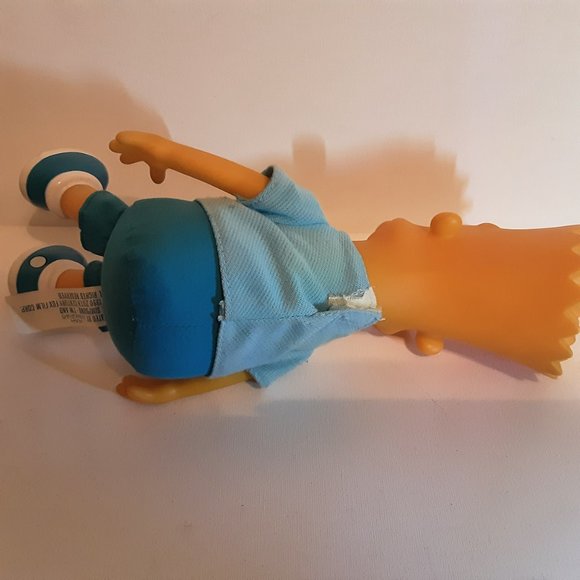 The Simpsons Bart Simpson Dan Dee 11" Vinyl Plush Doll Toy Vintage Groening 1990 - Picture 3 of 5